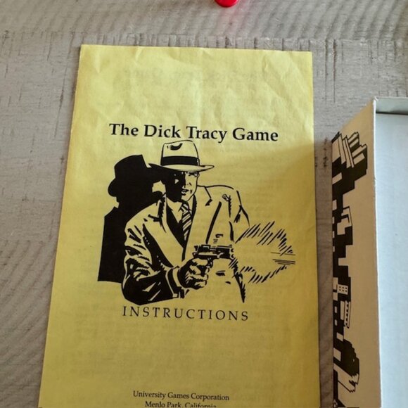 Vintage 1990 University Games The Dick Tracy Game - Picture 6 of 11